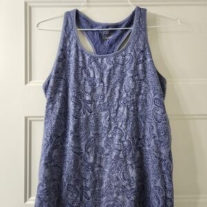Old Navy Blue Paisley Active Tank